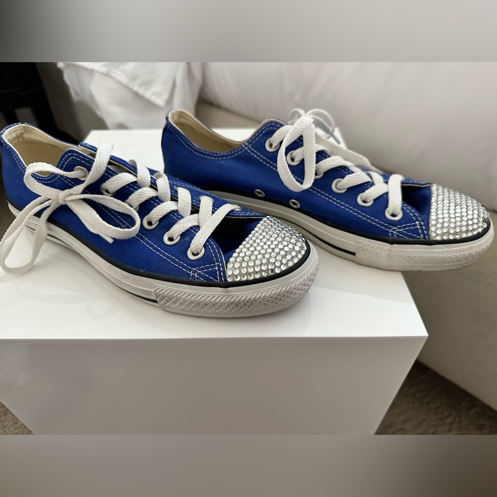 Crystal Blue Converse - Picture 2 of 5